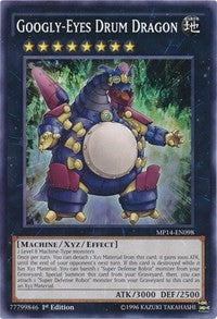 Googly-Eyes Drum Dragon [2014 Mega-Tins Mega Pack] [MP14-EN098] | Amazing Games TCG