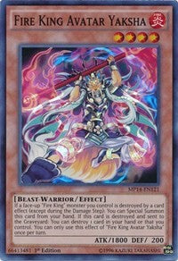 Fire King Avatar Yaksha [2014 Mega-Tins Mega Pack] [MP14-EN121] | Amazing Games TCG