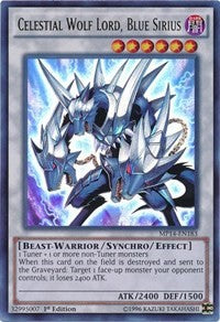 Celestial Wolf Lord, Blue Sirius [2014 Mega-Tins Mega Pack] [MP14-EN183] | Amazing Games TCG