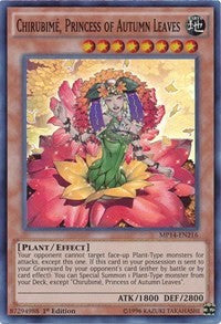 Chirubime, Princess of Autumn Leaves [2014 Mega-Tins Mega Pack] [MP14-EN216] | Amazing Games TCG