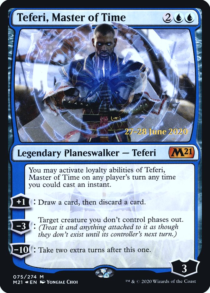 Teferi, Master of Time  [Core Set 2021 Prerelease Promos] | Amazing Games TCG