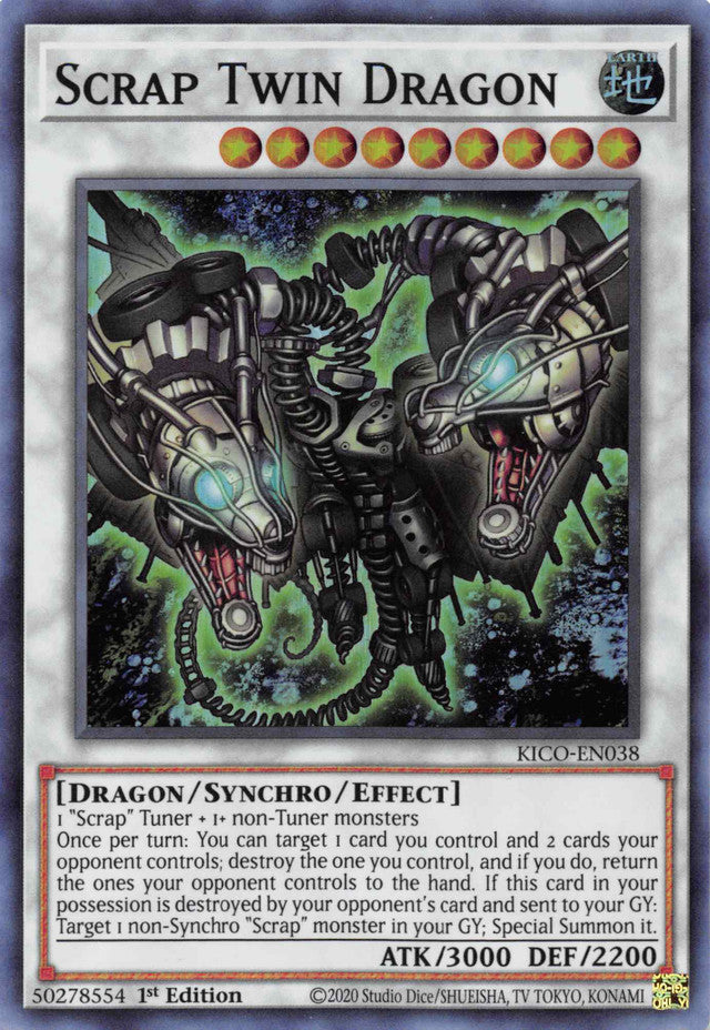 Scrap Twin Dragon [KICO-EN038] Super Rare | Amazing Games TCG