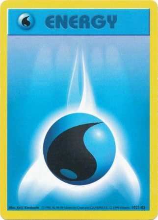 Water Energy (102/102) [Base Set Shadowless Unlimited] | Amazing Games TCG