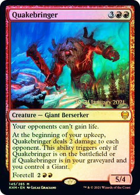 Quakebringer  [Kaldheim Prerelease Promos] | Amazing Games TCG