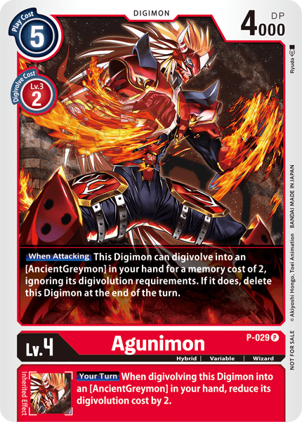 Agunimon [P-029] [Revision Pack Cards] | Amazing Games TCG