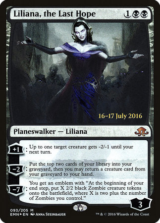 Liliana, the Last Hope [Eldritch Moon Promos] | Amazing Games TCG