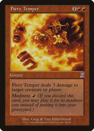 Fiery Temper [Time Spiral Timeshifted] | Amazing Games TCG