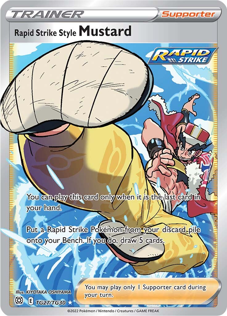 Rapid Strike Style Mustard (TG27/TG30) [Sword & Shield: Brilliant Stars] | Amazing Games TCG