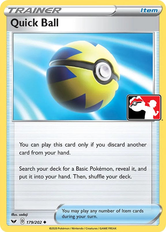 Quick Ball (179/202) [Prize Pack Series One] | Amazing Games TCG