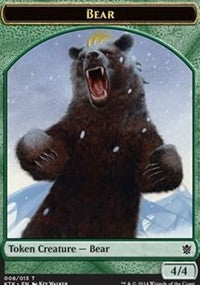 Bear Token [Khans of Tarkir Tokens] | Amazing Games TCG