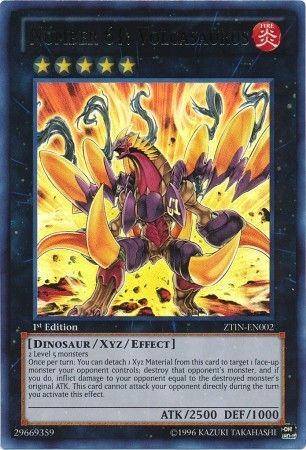 Number 61: Volcasaurus [ZTIN-EN002] Ultra Rare | Amazing Games TCG