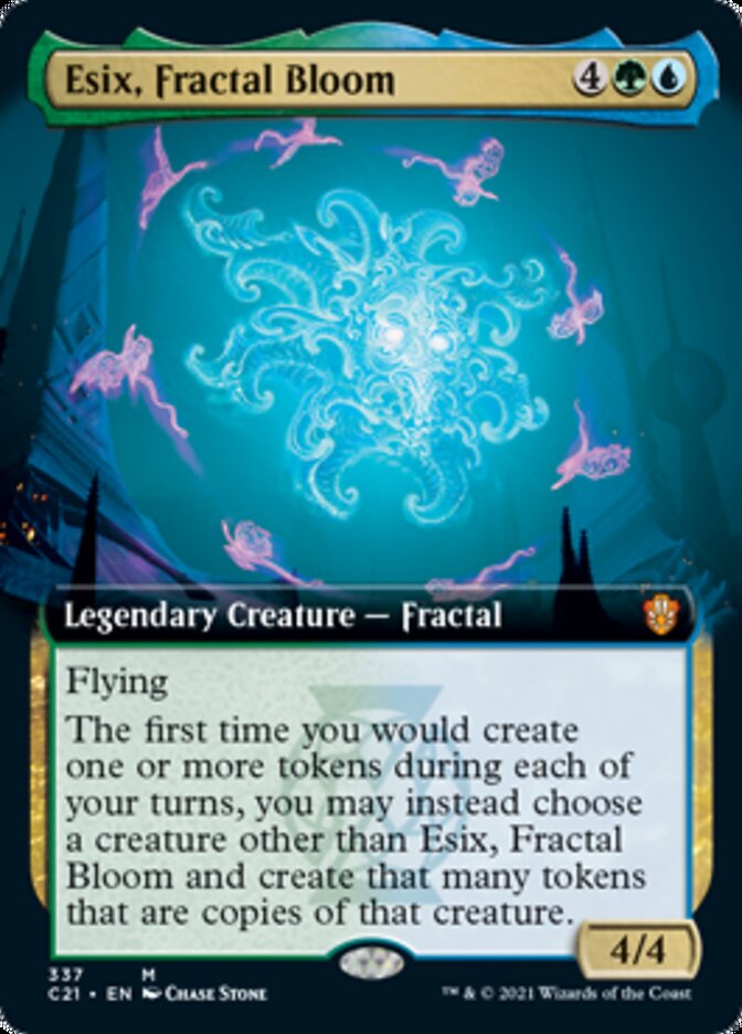 Esix, Fractal Bloom (Extended) [Commander 2021] | Amazing Games TCG