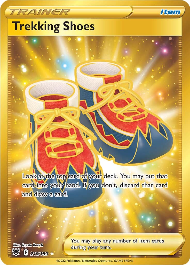 Trekking Shoes (215/189) [Sword & Shield: Astral Radiance] | Amazing Games TCG