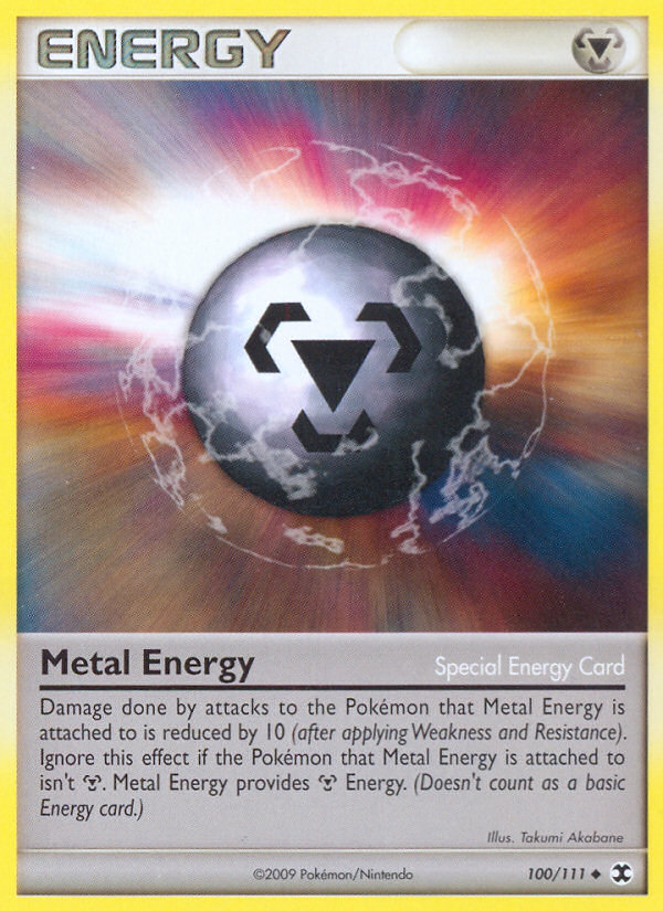 Metal Energy (100/111) [Platinum: Rising Rivals] | Amazing Games TCG