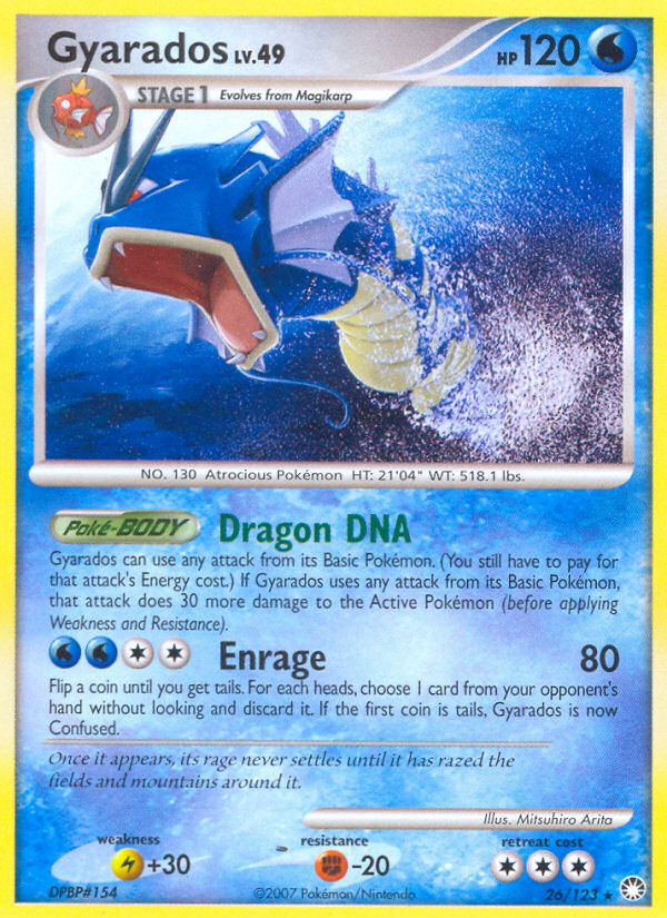 Gyarados (26/123) [Diamond & Pearl: Mysterious Treasures] | Amazing Games TCG