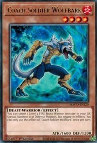 Coach Soldier Wolfbark [MAGO-EN120] Rare | Amazing Games TCG