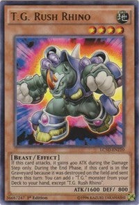 T.G. Rush Rhino [Legendary Collection 5D's] [LC5D-EN210] | Amazing Games TCG