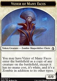 Vizier of Many Faces // Zombie Token [Amonkhet Tokens] | Amazing Games TCG