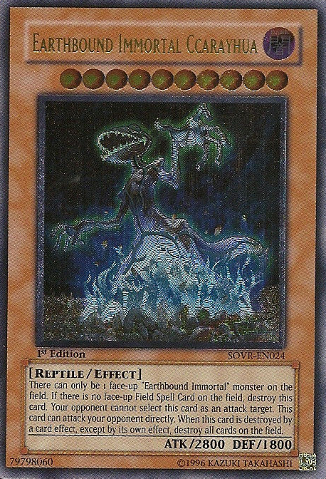 Earthbound Immortal Ccarayhua [SOVR-EN024] Ultimate Rare | Amazing Games TCG