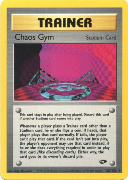 Chaos Gym (102/132) [Gym Challenge Unlimited] | Amazing Games TCG