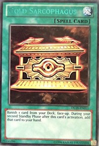 Gold Sarcophagus (Green) [Duelist League Promo] [DL18-EN011] | Amazing Games TCG