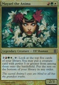 Mayael the Anima (Commander's Arsenal) [Oversize Cards] | Amazing Games TCG