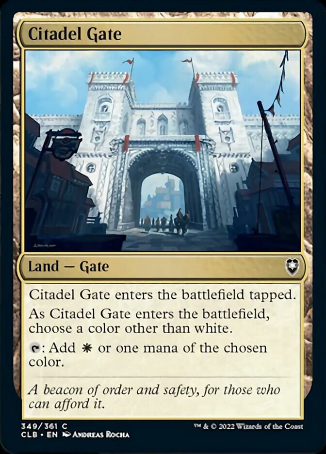 Citadel Gate [Commander Legends: Battle for Baldur's Gate] | Amazing Games TCG