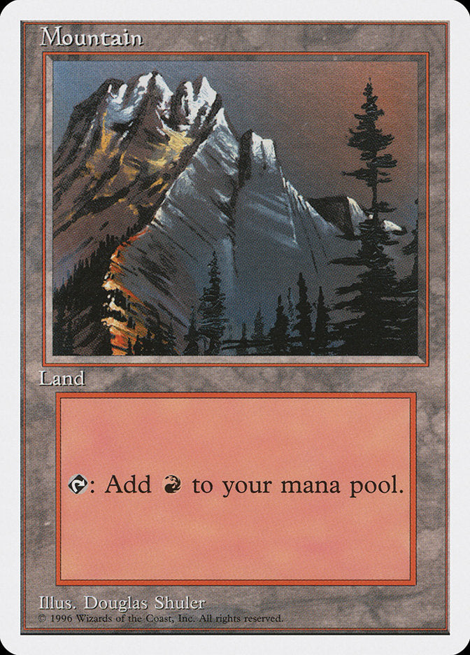 Mountain (Red Sky in the Top Right) [Introductory Two-Player Set] | Amazing Games TCG