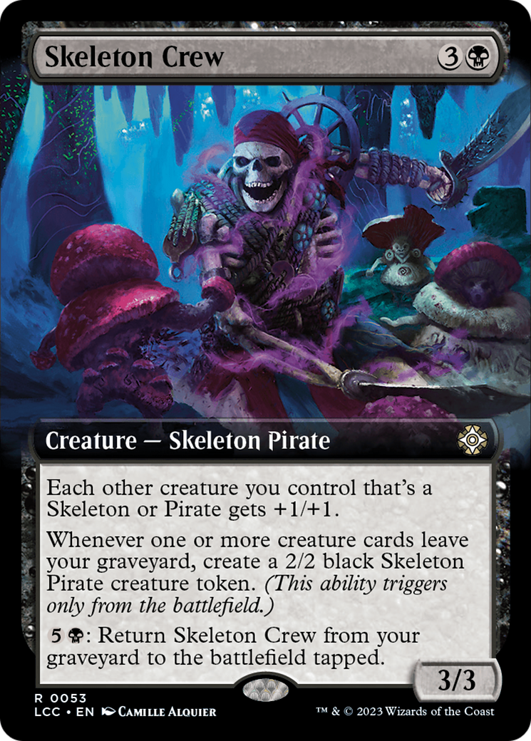 Skeleton Crew (Extended Art) [The Lost Caverns of Ixalan Commander] | Amazing Games TCG