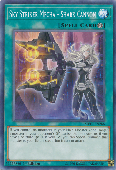 Sky Striker Mecha - Shark Cannon [MP19-EN266] Common | Amazing Games TCG