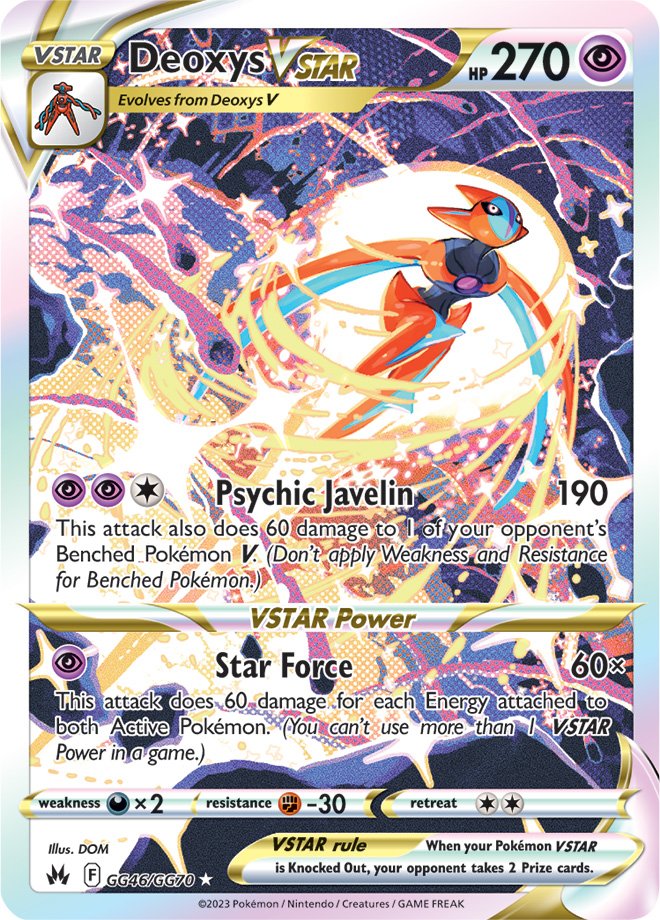 Deoxys VSTAR (GG46/GG70) [Sword & Shield: Crown Zenith] | Amazing Games TCG