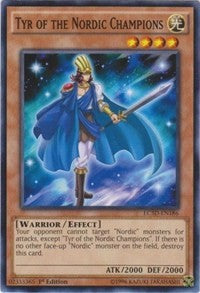 Tyr of the Nordic Champions [Legendary Collection 5D's] [LC5D-EN186] | Amazing Games TCG