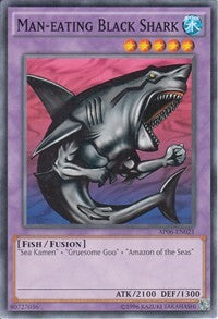 Man-eating Black Shark [Astral Pack 6] [AP06-EN021] | Amazing Games TCG