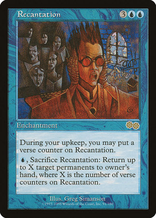 Recantation [Urza's Saga] | Amazing Games TCG