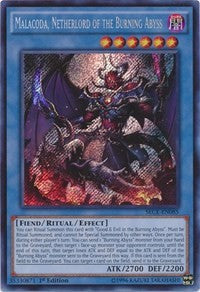 Malacoda, Netherlord of the Burning Abyss [Secrets of Eternity] [SECE-EN085] | Amazing Games TCG