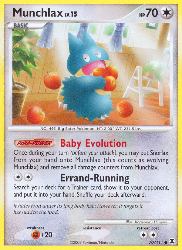 Munchlax (70/111) [Platinum: Rising Rivals] | Amazing Games TCG