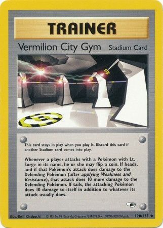 Vermilion City Gym (120/132) [Gym Heroes Unlimited] | Amazing Games TCG