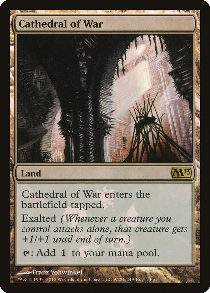 Cathedral of War (Buy-A-Box) [Magic 2013 Promos] | Amazing Games TCG