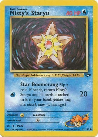 Misty's Staryu (92/132) [Gym Challenge Unlimited] | Amazing Games TCG