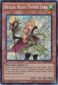 Ritual Beast Tamer Lara [The Secret Forces] [THSF-EN022] | Amazing Games TCG