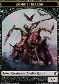 Zombie Horror Token [Dragons of Tarkir Tokens] | Amazing Games TCG