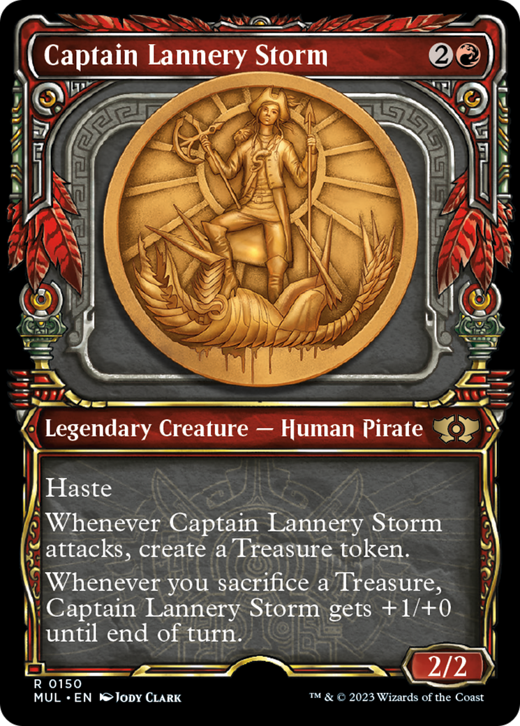 Captain Lannery Storm (Halo Foil) [Multiverse Legends] | Amazing Games TCG