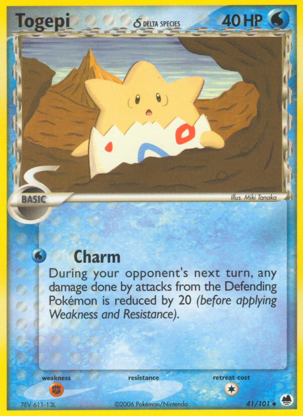 Togepi (41/101) (Delta Species) [EX: Dragon Frontiers] | Amazing Games TCG