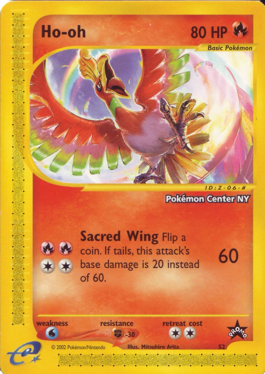 Ho-oh (52) (Pokemon Center NY Promo) [Wizards of the Coast: Black Star Promos] | Amazing Games TCG