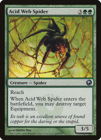 Acid Web Spider [Scars of Mirrodin] | Amazing Games TCG