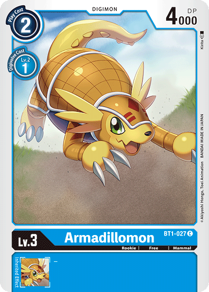Armadillomon [BT1-027] [Release Special Booster Ver.1.0] | Amazing Games TCG