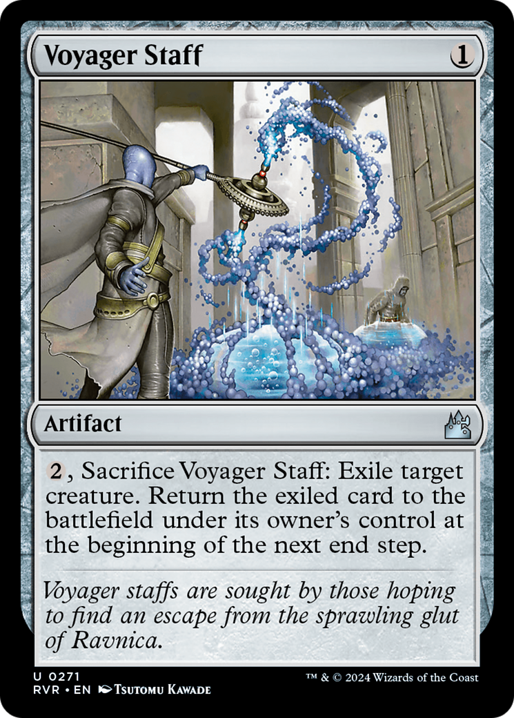 Voyager Staff [Ravnica Remastered] | Amazing Games TCG