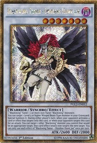 Blackwing Tamer - Obsidian Hawk Joe [Premium Gold: Return of the Bling] [PGL2-EN012] | Amazing Games TCG