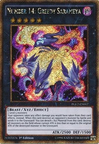 Number 14: Greedy Sarameya [Premium Gold: Return of the Bling] [PGL2-EN017] | Amazing Games TCG