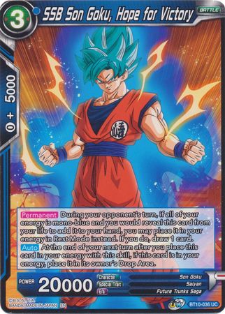 SSB Son Goku, Hope for Victory (BT10-036) [Rise of the Unison Warrior 2nd Edition] | Amazing Games TCG
